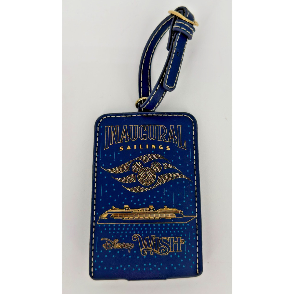 Disney Wish Inaugural Sailings Cruise Line Luggage Suitcase Tag Mickey Mouse New